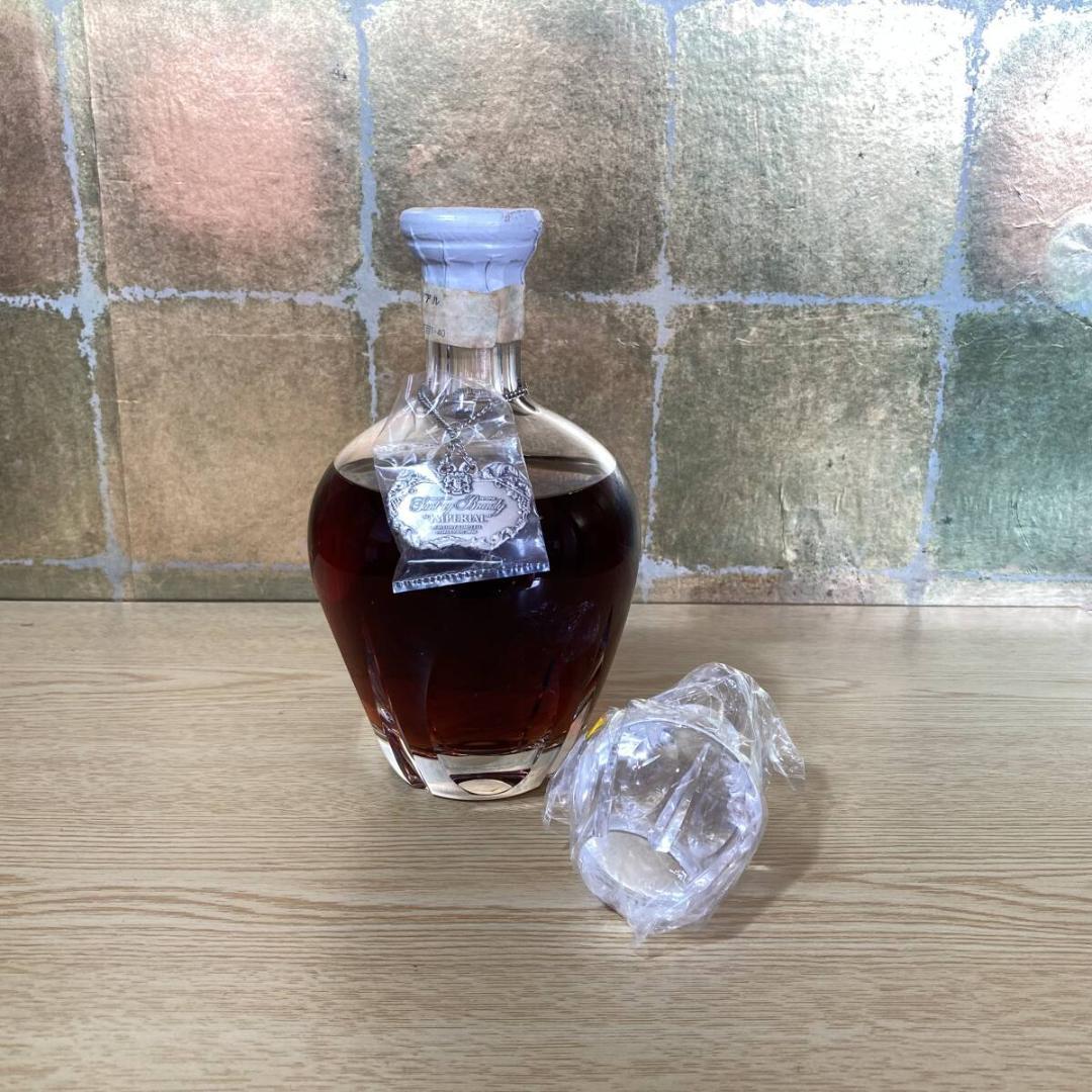 【サントリー】ブランデー　お酒　インペリアル ホヤクリスタルボトル 600ml