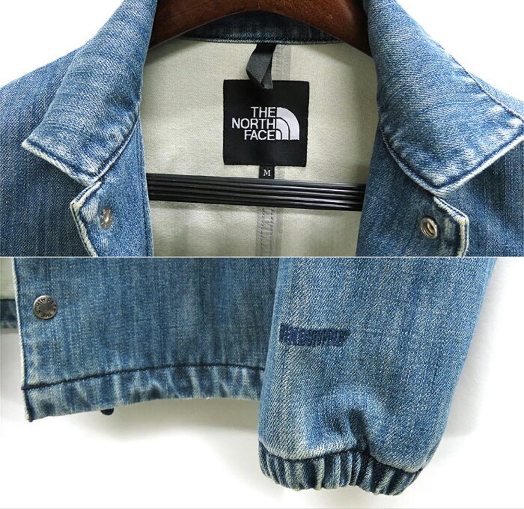 ノースフェイス WINDSTOPPER GORE デニム コーチジャケット