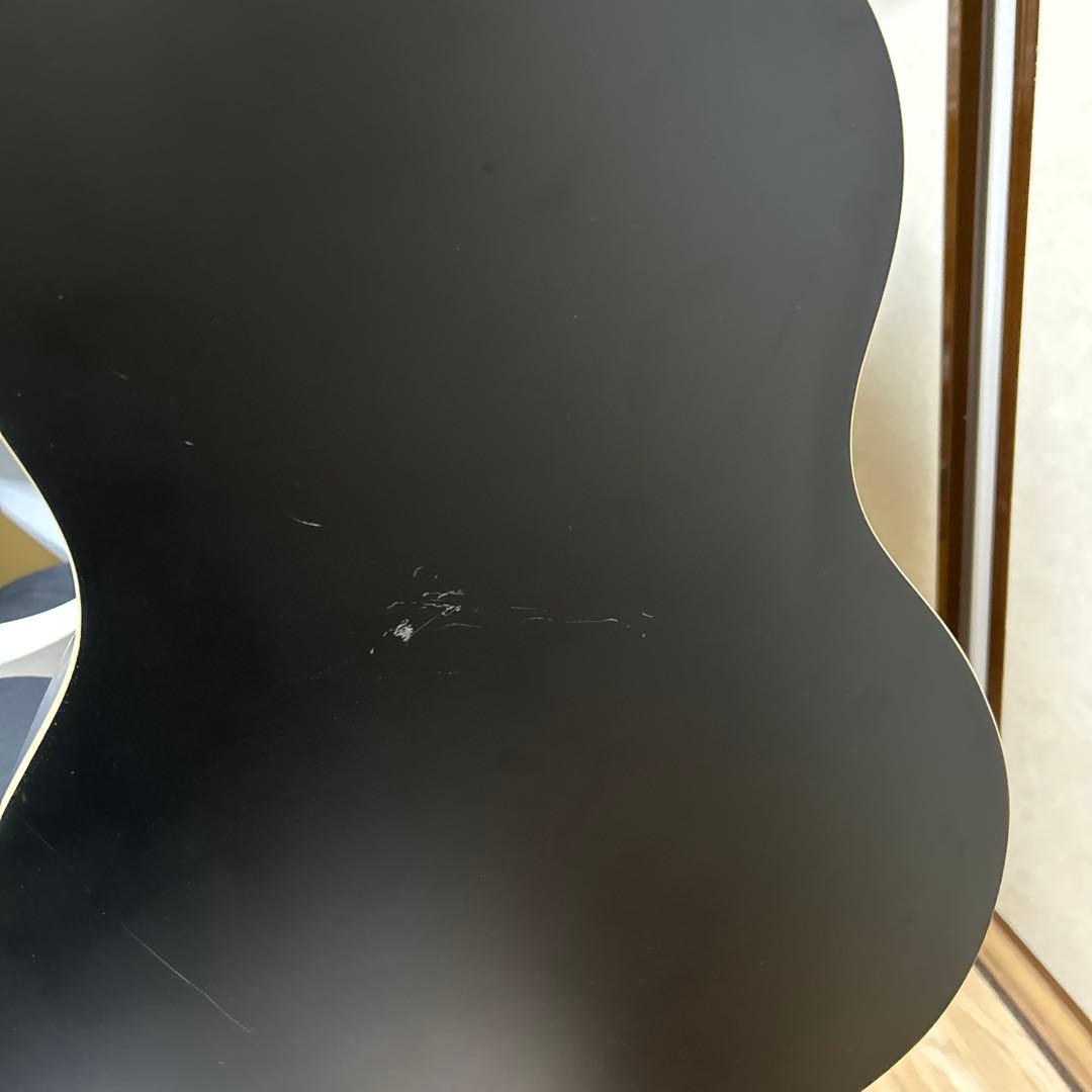 honey bee アコースティックギター 黒　ブラック　ケース付き　アコギ