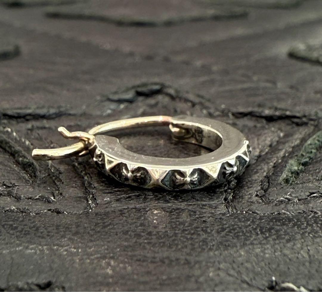 【新品未使用品】 クロムハーツ タイニーTFPパンクフープピアス 片耳