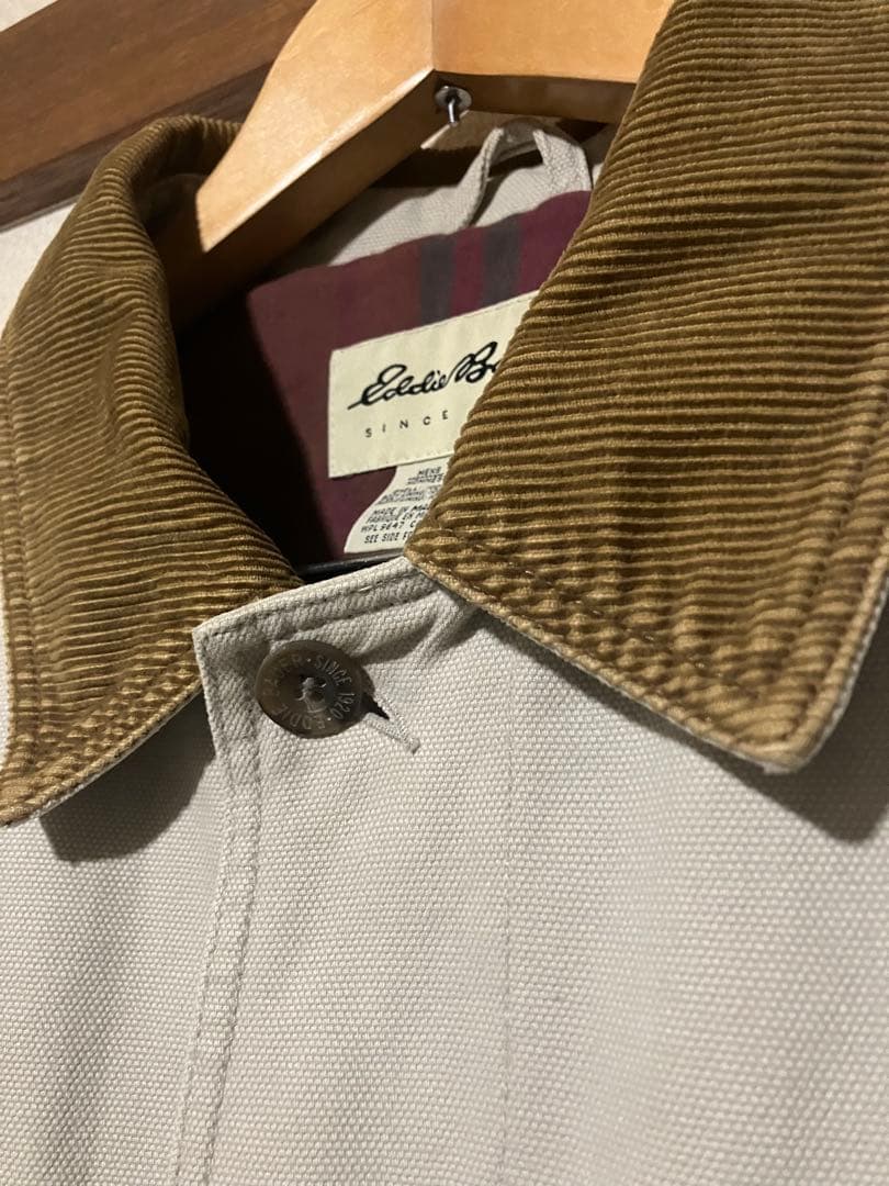 ❤️Eddie Bauer 90s hunting jacket ivory