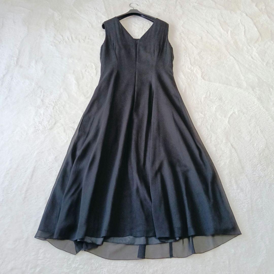 東京ソワール　COCCO LUSSI　13号 大きいサイズ　マザーズドレス　黒