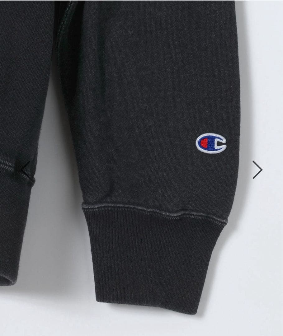 JEANASIS 25周年 Championコラボ ジップパーカー ブラック