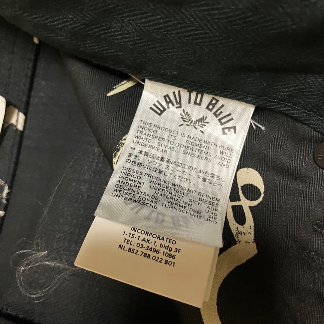 未使用　デンハム　DRILL ブラック　JAPAN ARTISAN 限定　デニム