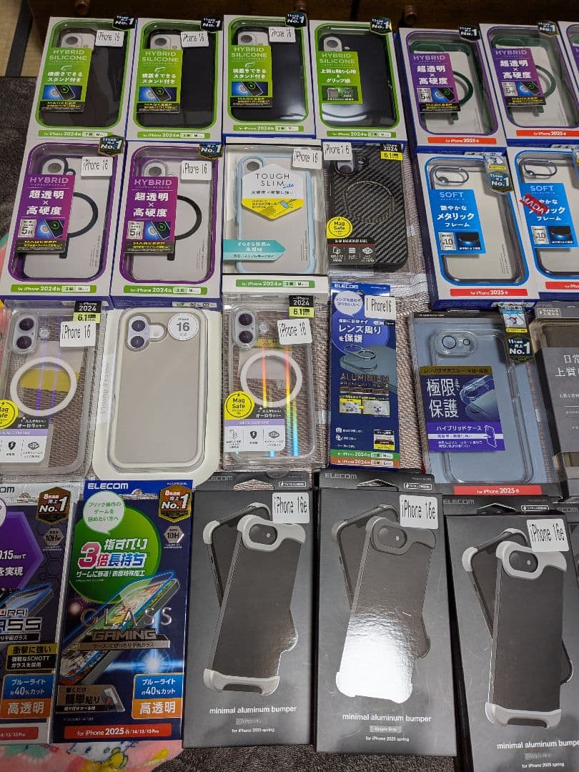 新品　iPhone16 16e スマホカバー　フィルム　他全48品