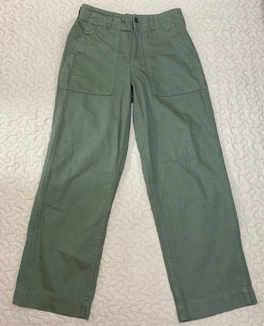 Spick & Span ワークパンツ 34 カーキ