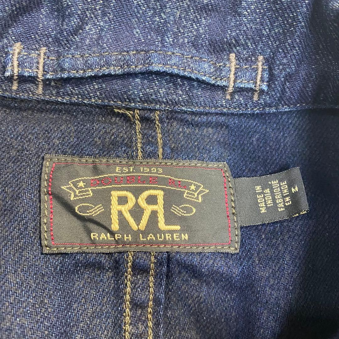 RRL USA製 インディゴ　デニムテーラードジャケット M ラルフローレン