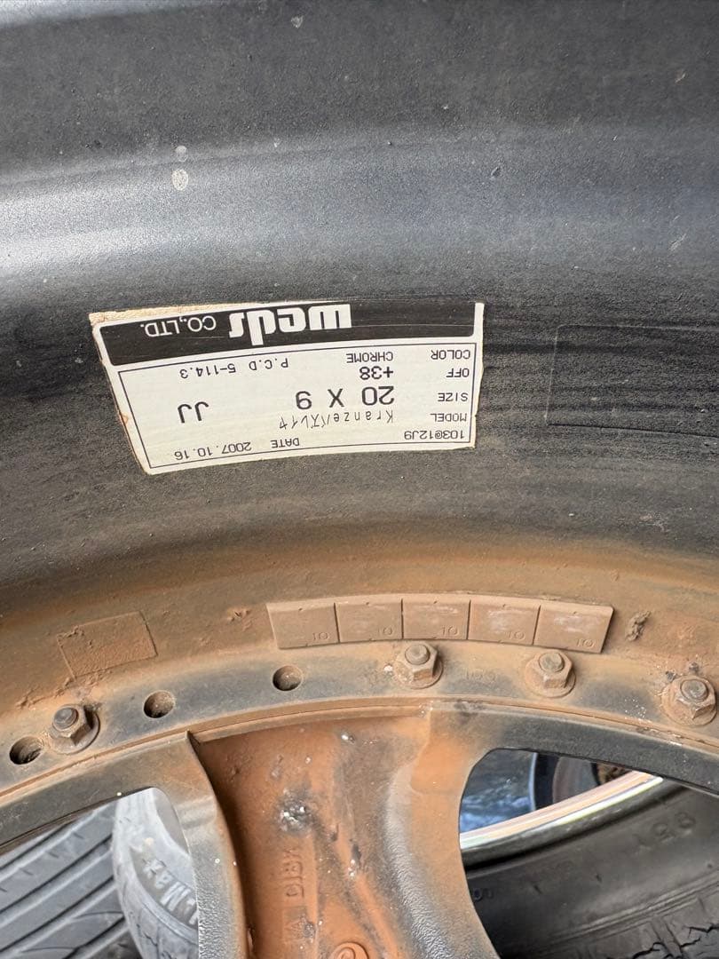 最終値下げ20インチ ホイールセット 5スポークデザイン