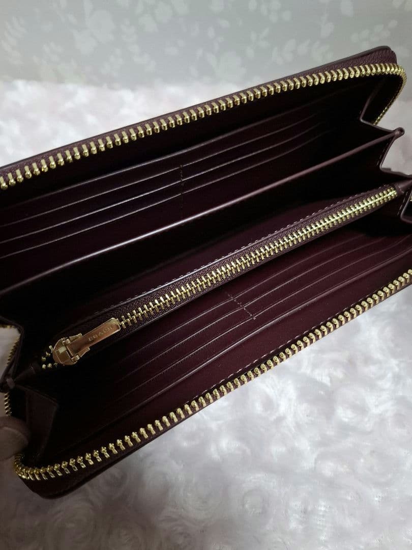 エンボスド/クロコ型押し/52424/長財布/レザー/RED