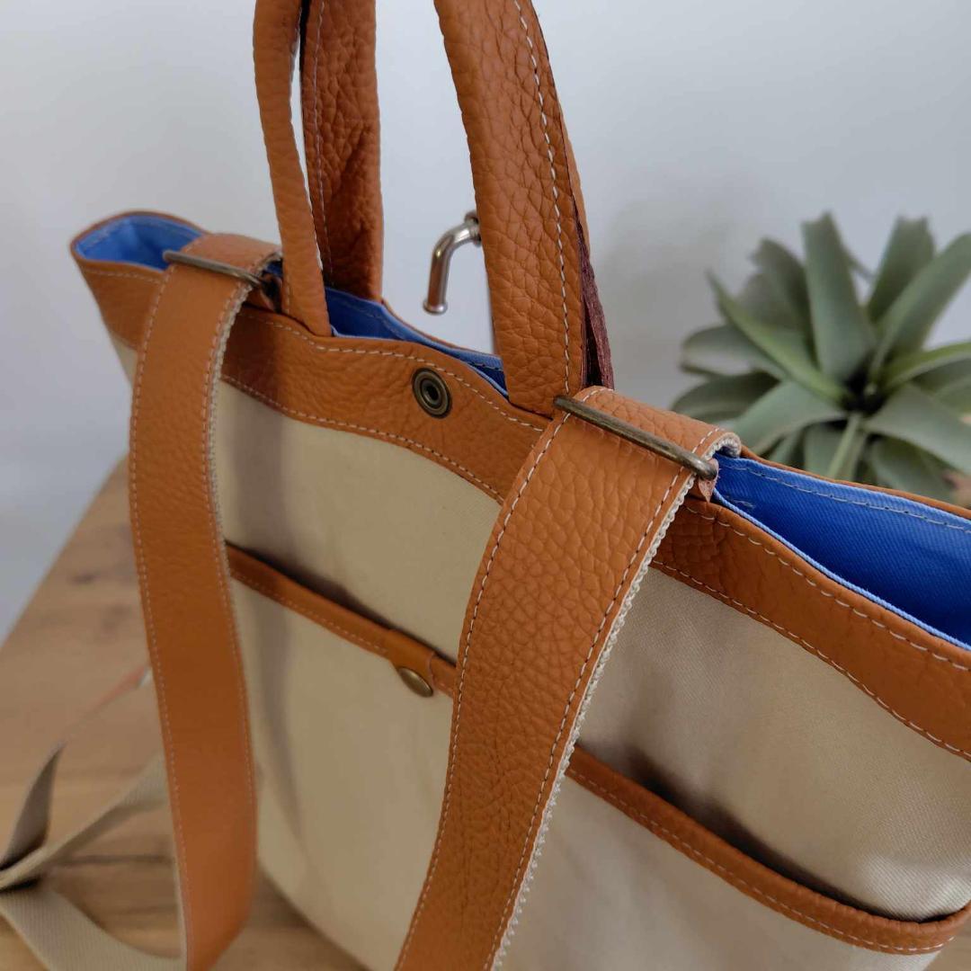 ミナペルホネン/2025tambourineタンバリンブルー/A４サイズトートリ