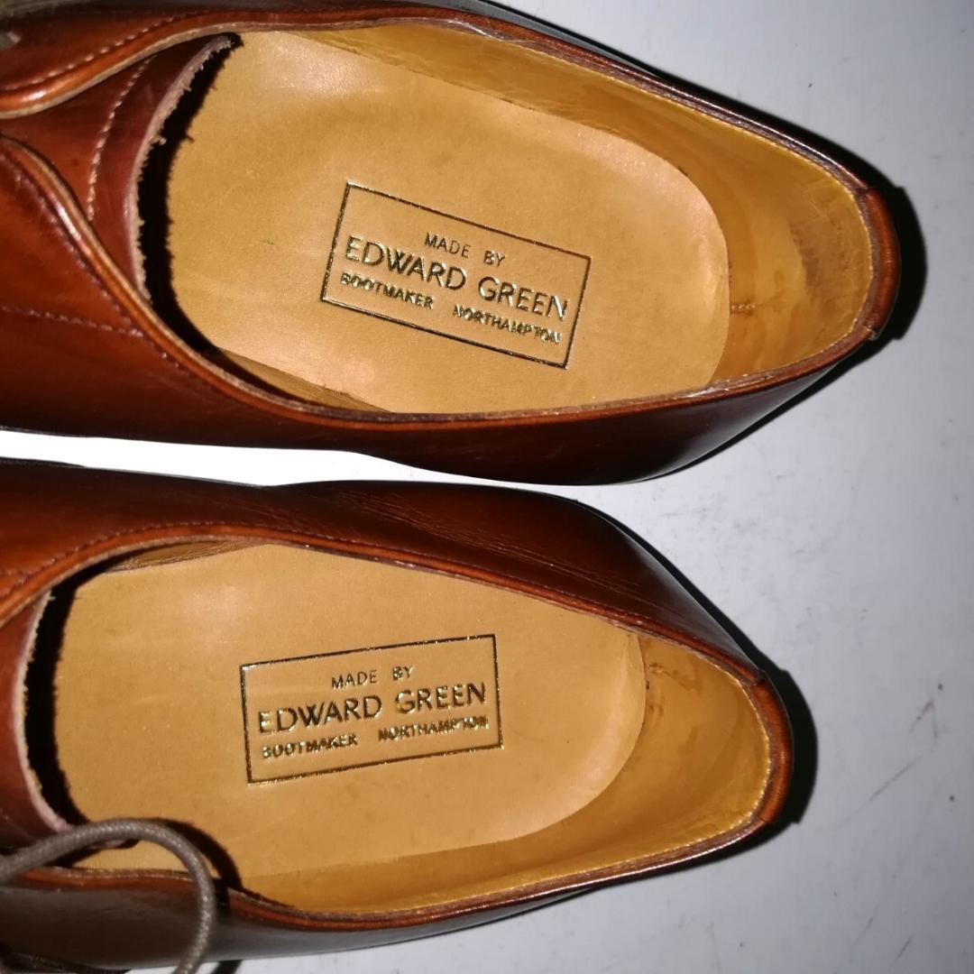 d0090 訳あり 未使用に近い エドワードグリーン 7 茶 Berkeley