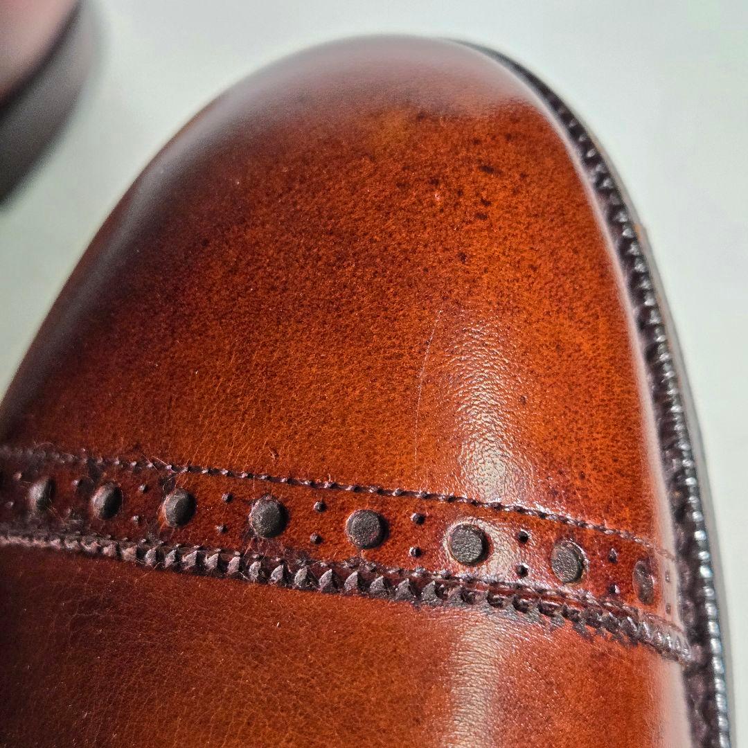 d0090 訳あり 未使用に近い エドワードグリーン 7 茶 Berkeley