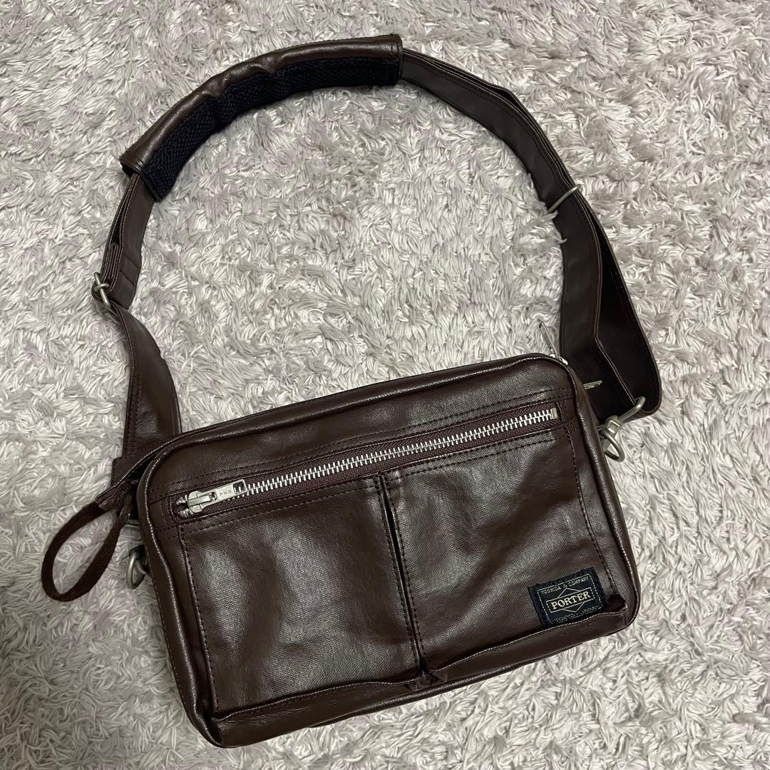 レア　ポーター ショルダーバッグ フリースタイル 2層 大容量 カメラバッグ