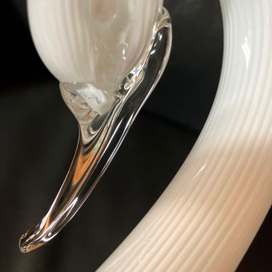ヴィンテージ　formica フォルミア社　ムラーノガラス　白鳥　イタリア製