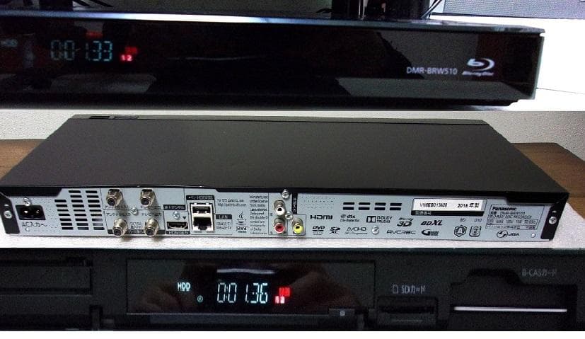 4K/パナソニック ブルーレイレコーダー DIGA DMR-BRW510①