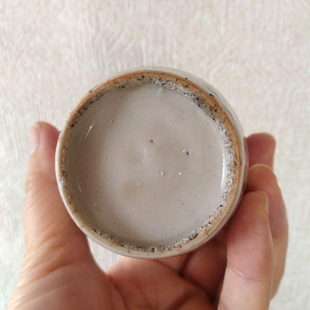 【秋の感謝セール！〜9/28まで】古伊万里染付格子文蕎麦猪口江戸時代