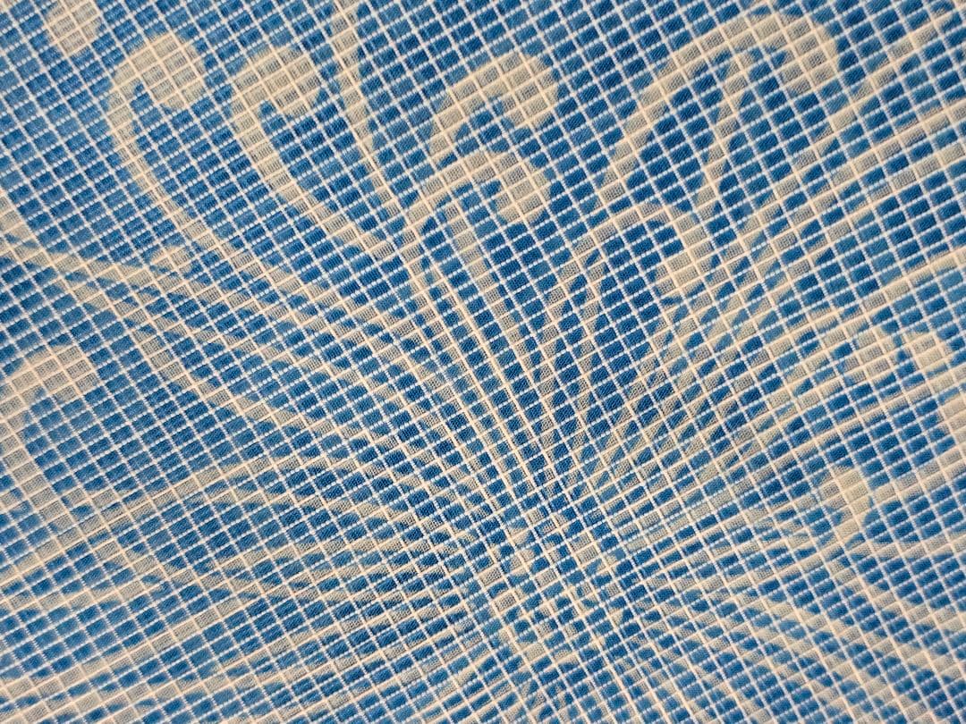 日本橋竺仙 乱菊 絹紅梅水色 Lサイズさんにも