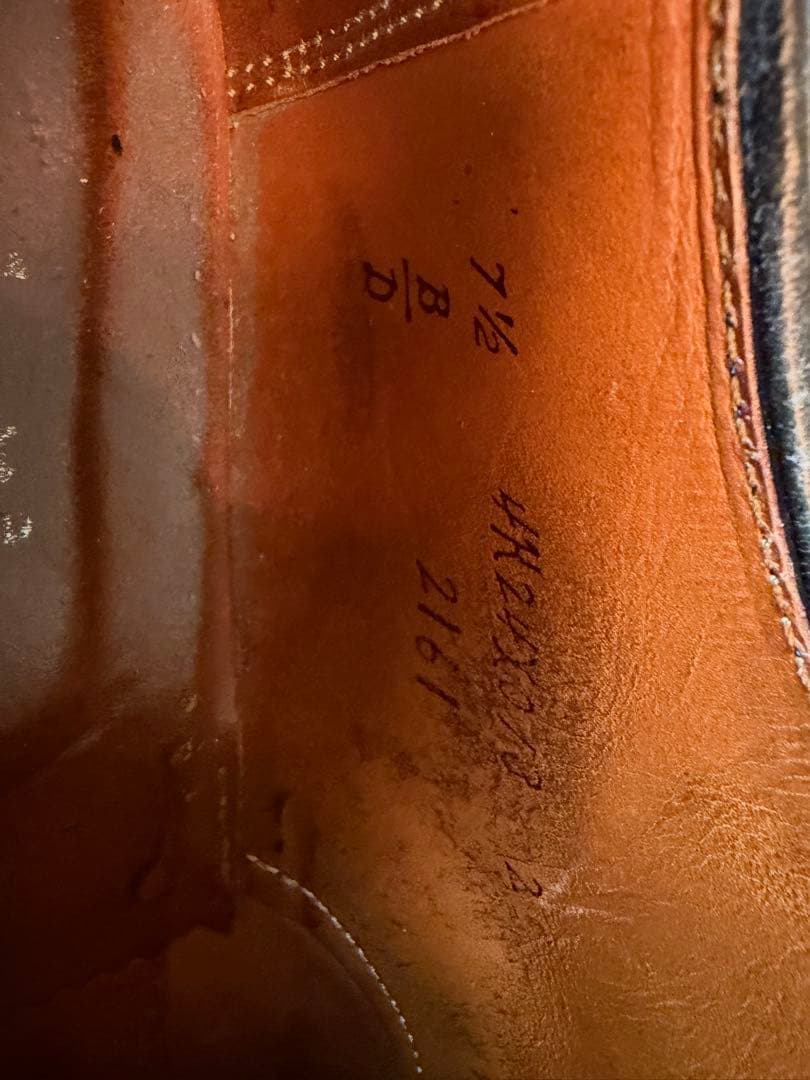 本日破格　ALDEN 2161 サイズ7.5 木製シューツリー付き