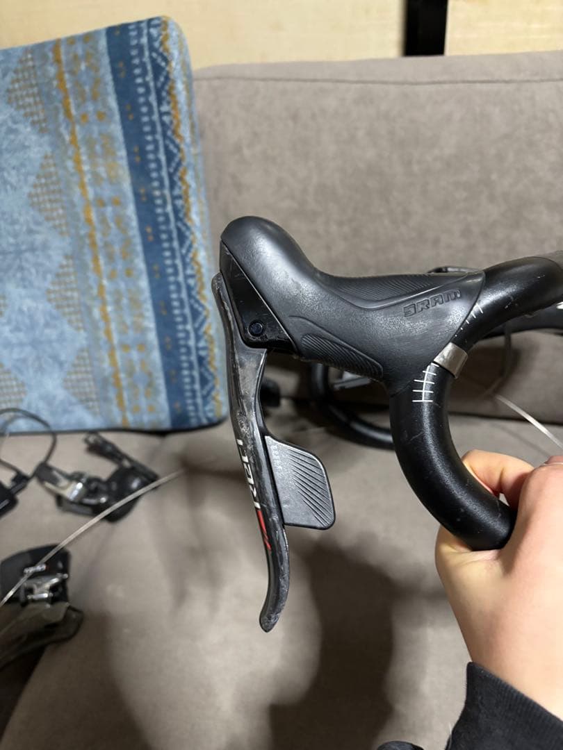 ど*ら様 sram red etap zippステム380ハンドルセット