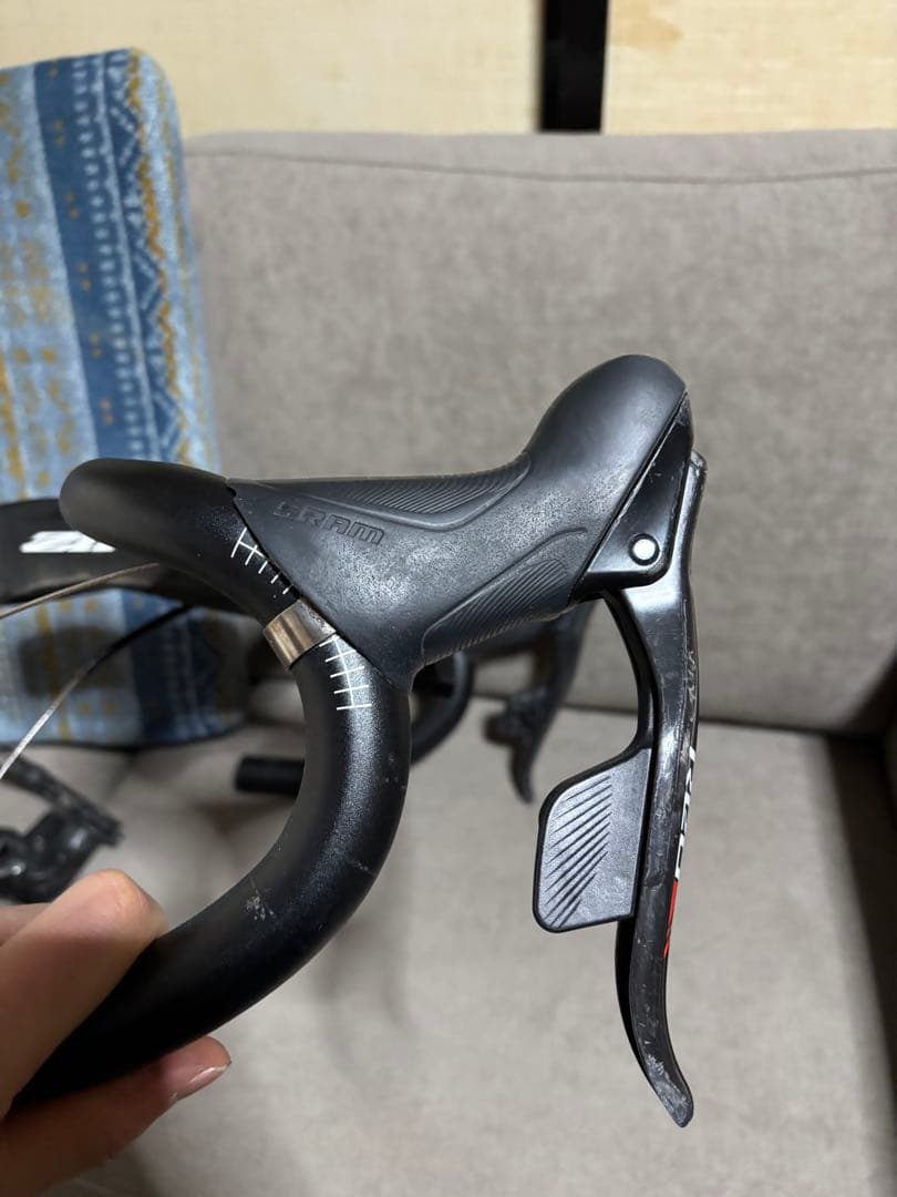 ど*ら様 sram red etap zippステム380ハンドルセット