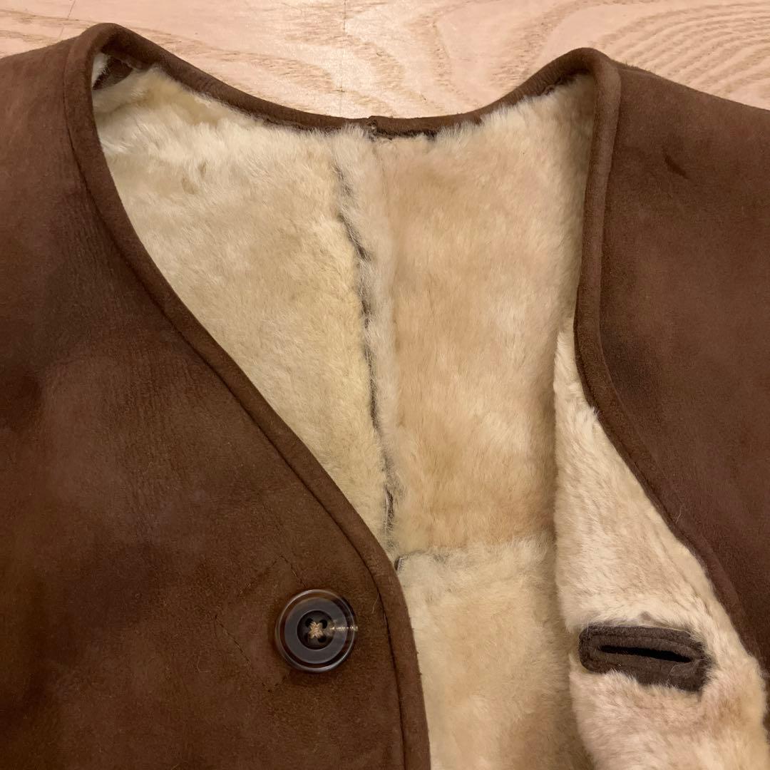 マウンテンリサーチShearing Vest” ムートンベスト　羊皮M