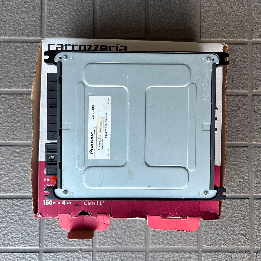 【直結ケーブル付】 Pioneer GM-D6400 4チャンネルアンプ