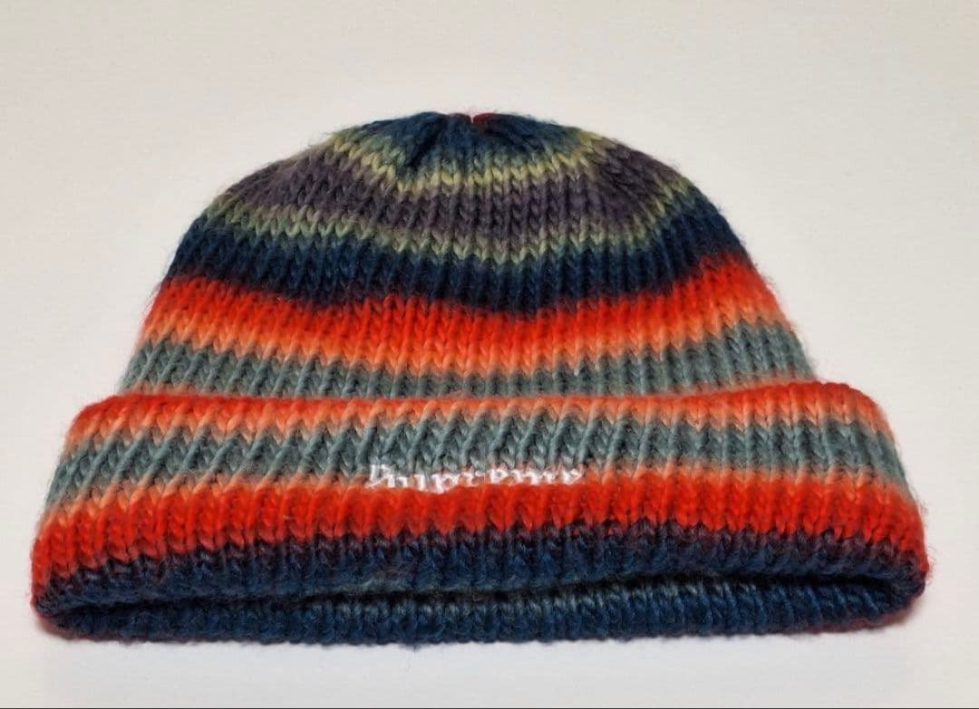 Supreme ニット帽 ストライプ