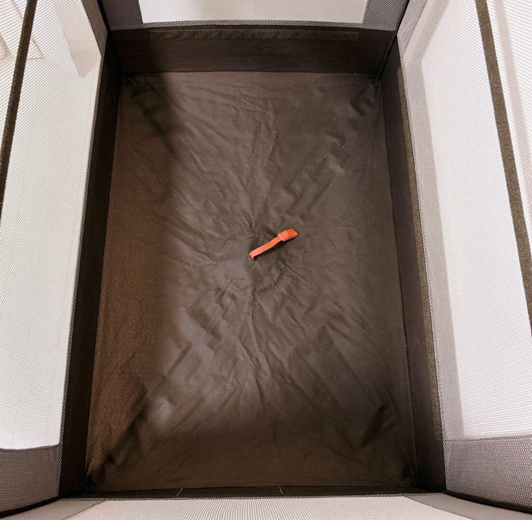 【美品】Aprica アップリカ ココネルエアープラス　ブラウン　ベビーベッド