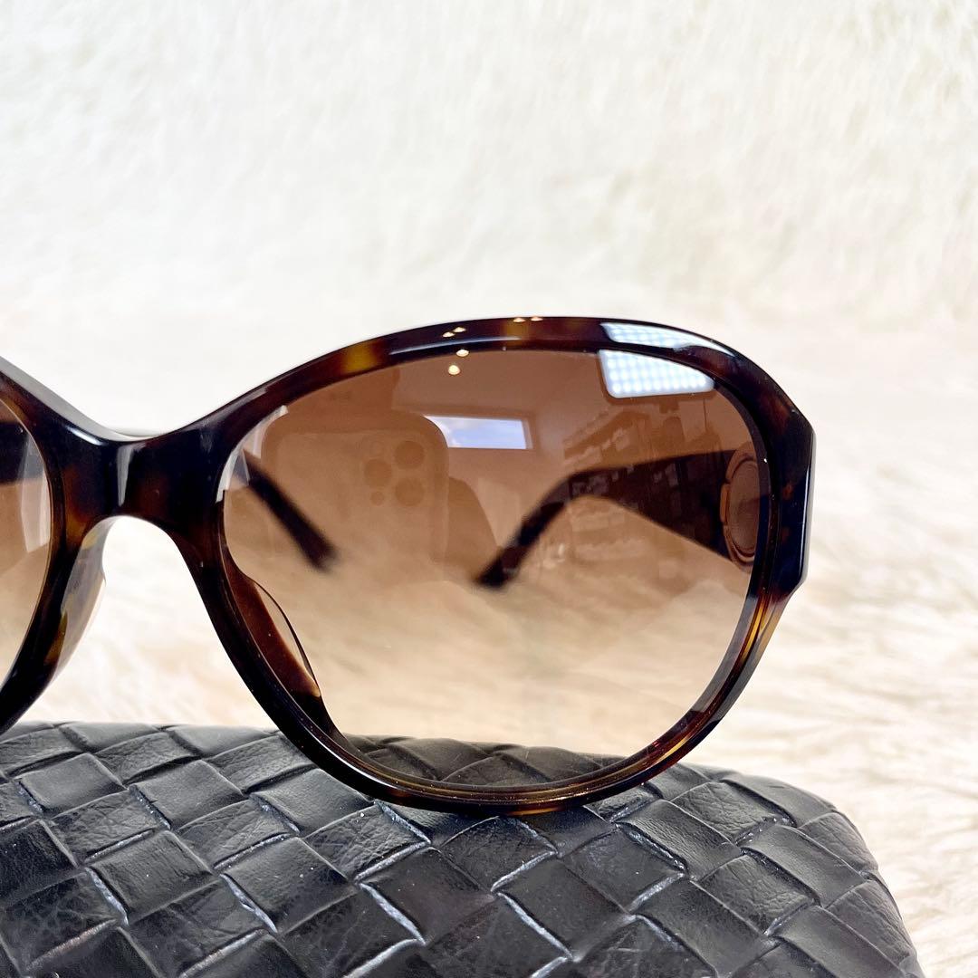 極美品　BVLGARI　8109-H-A　ブラウンレンズ　べっ甲柄フレーム