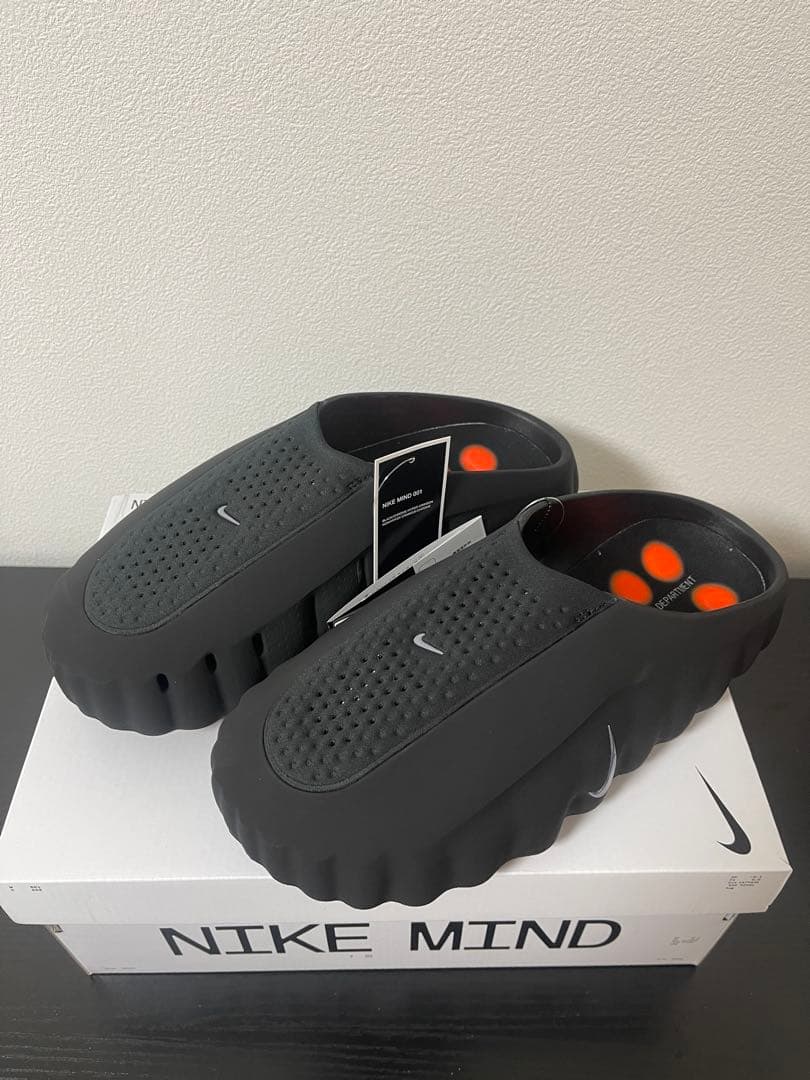 新品Nike Mind 001 Mules black 30cm