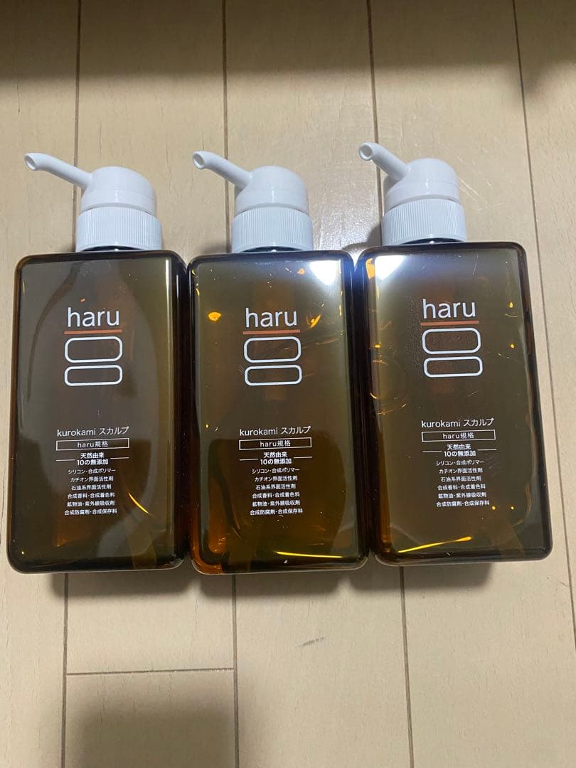 Ot haru kurokami スカルプ 400mL 3本セット