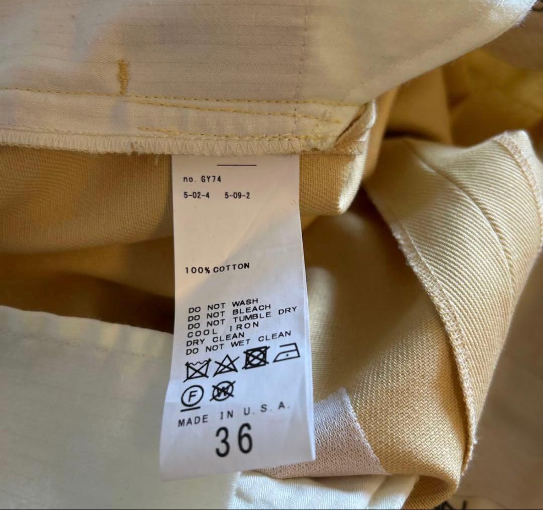 最終値下げNeat USA 36 イエローベージュ　lechoppe