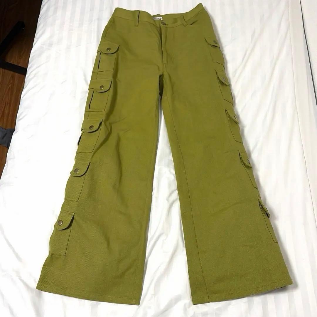 ポケットデザインパンツ　オリエンスジャーナルスタンダード　グリーン