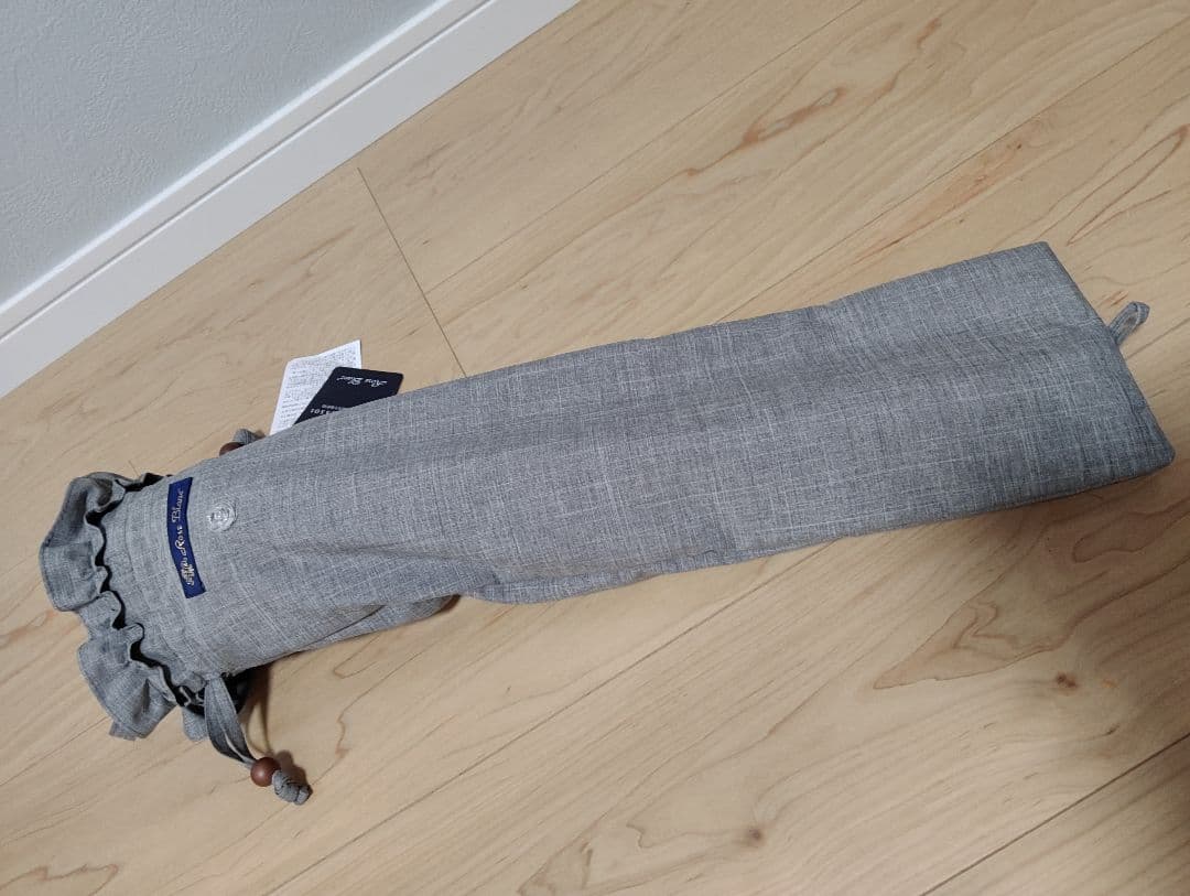 芦屋ロサブラン 折りたたみ日傘 ダンガリーグレー 曲がり手元　二段折り