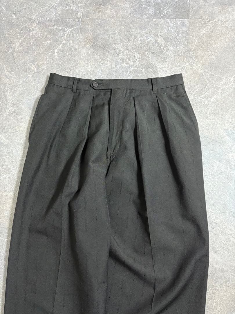 パンツ 80s Vintage 2 tuck wide slacks USA TALON