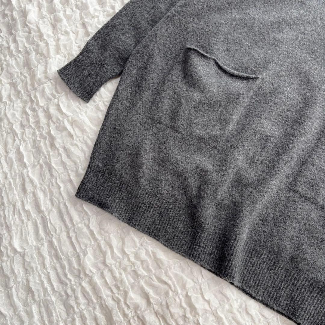 【美品】 スピックアンドスパン クルーネック ワイドチュニック プルオーバー