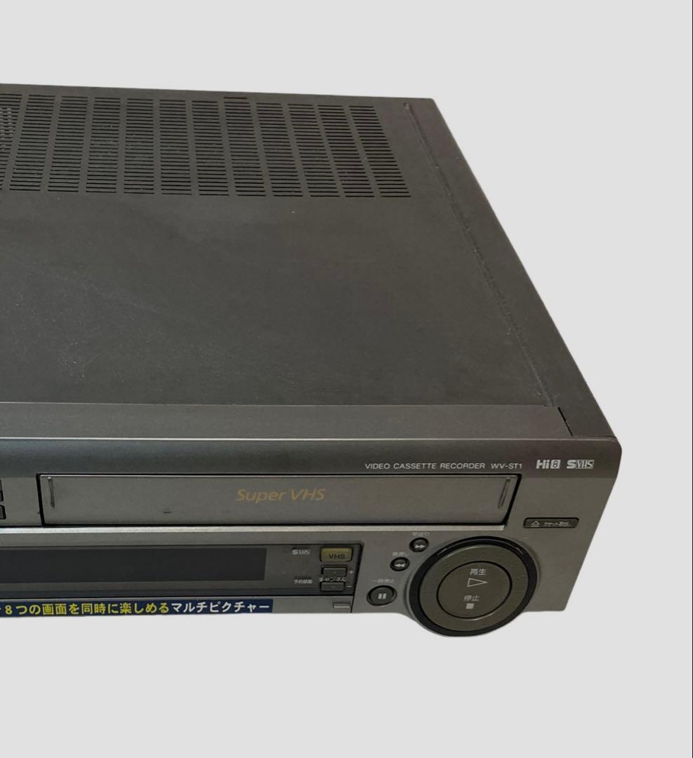 【整備済】Hi8 S-VHS ダブルデッキ 8mm ビデオデッキ WV-ST1