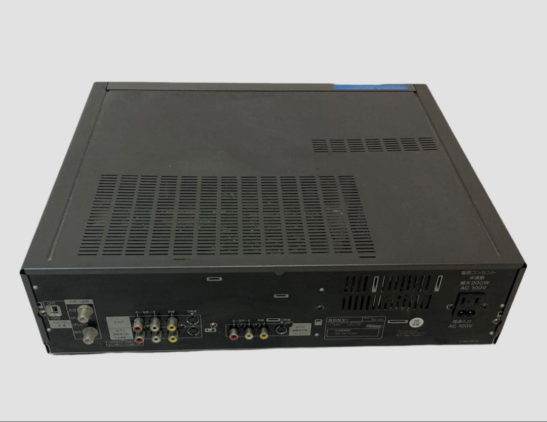 【整備済】Hi8 S-VHS ダブルデッキ 8mm ビデオデッキ WV-ST1