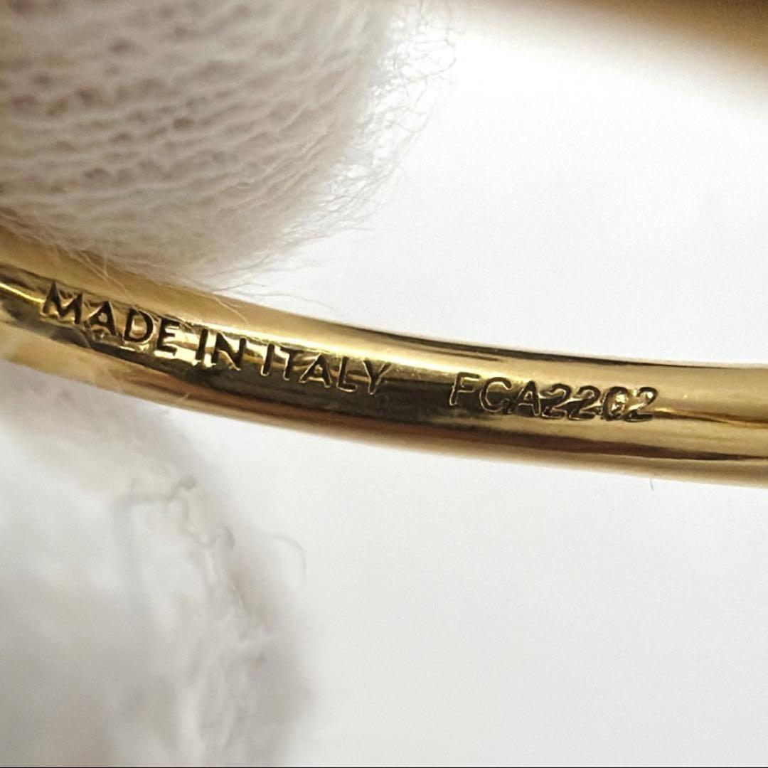 CELINEノットスモールフープピアスゴールド