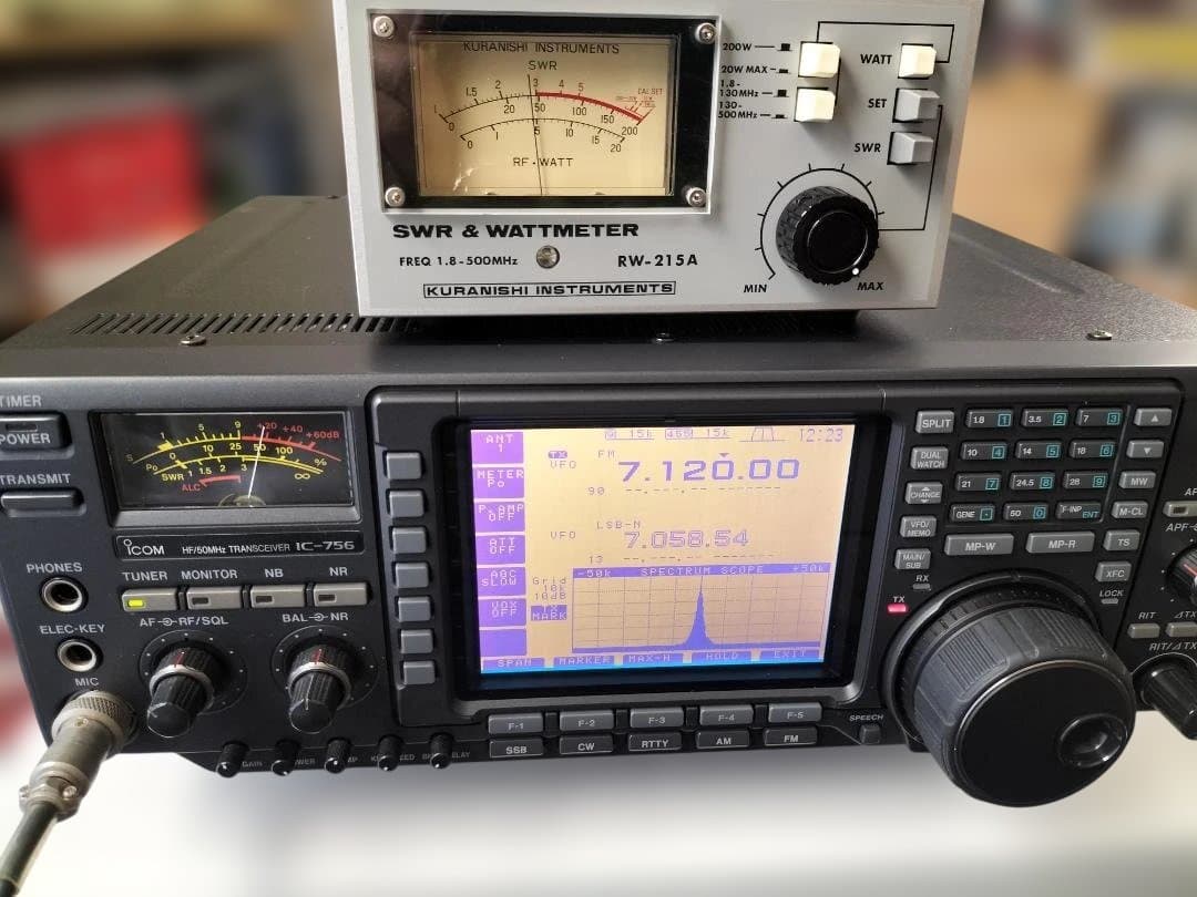ICOM アイコム IC-756M HF/50MHz帯トランシーバー 50Ｗ機