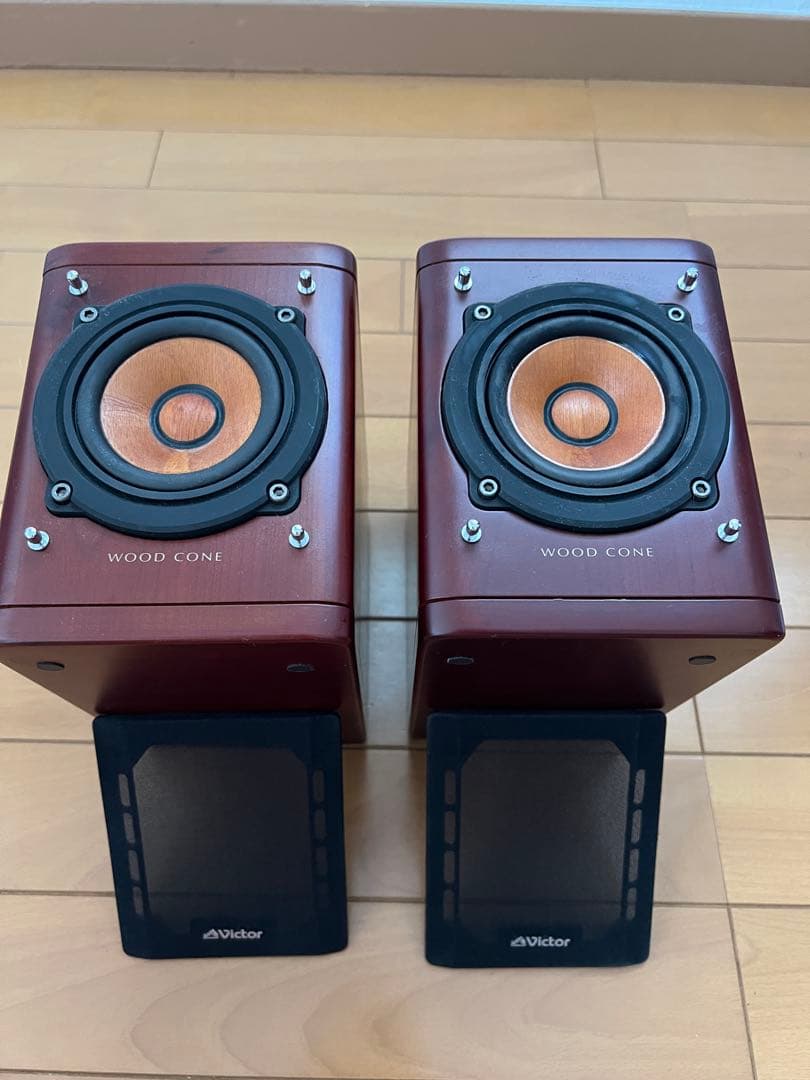 Victor SP-EXAK1セット/ウッドコーンスピーカー 12年製