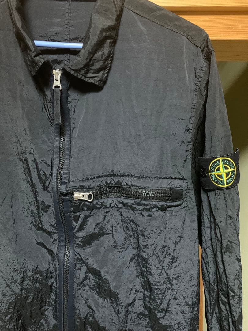 STONE  ナイロンメタル　シャツジャケット