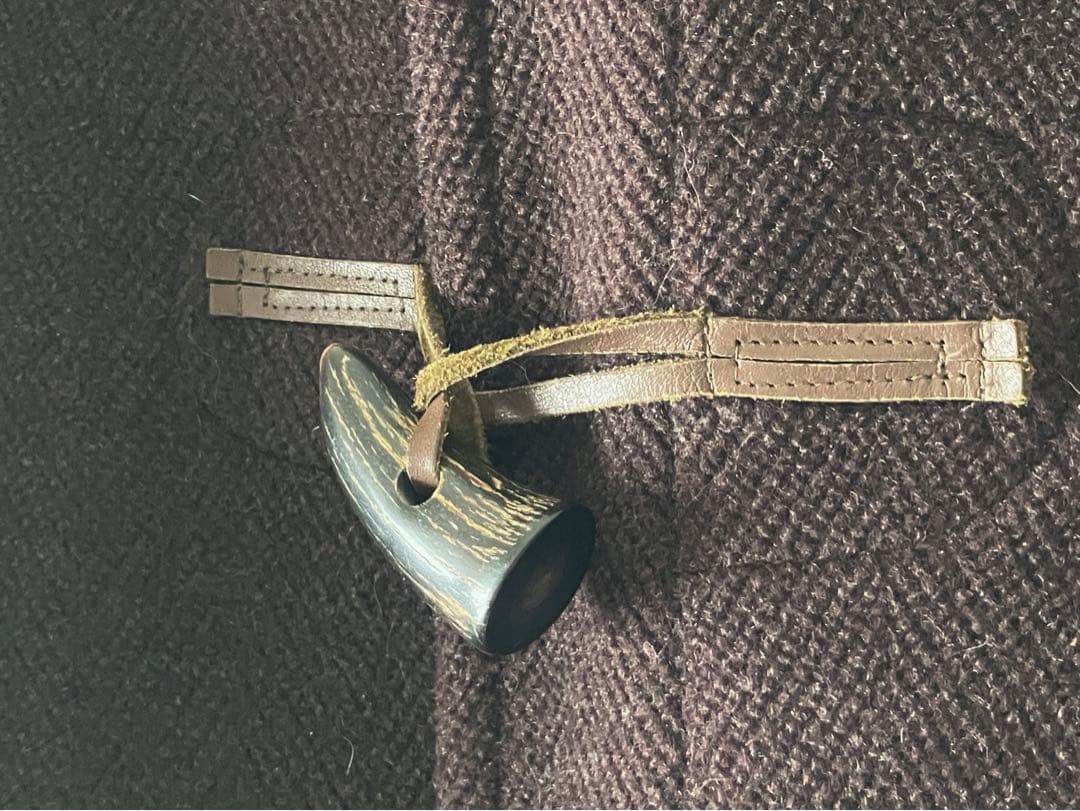 【極美品/英国製】80s GRENFELL ロングダッフルコート エルメス生地