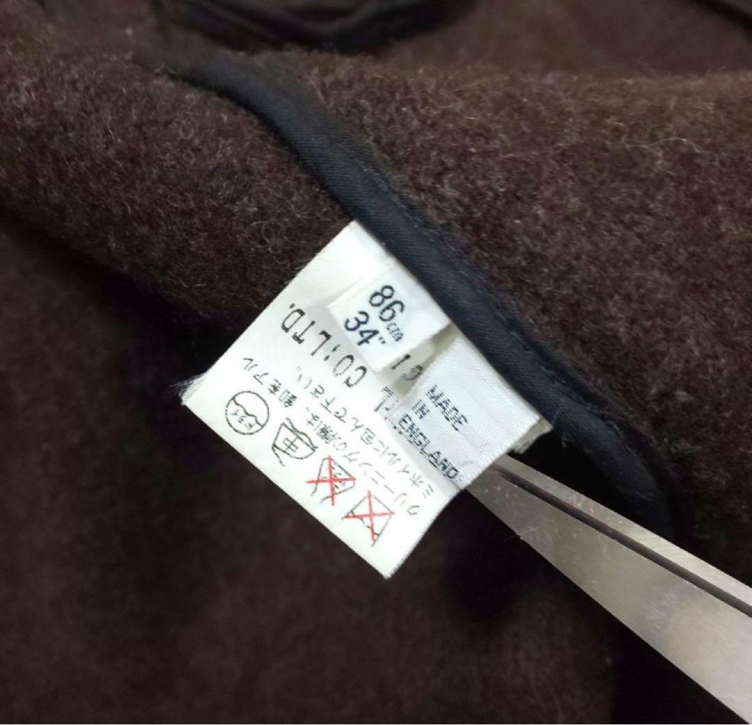 【極美品/英国製】80s GRENFELL ロングダッフルコート エルメス生地