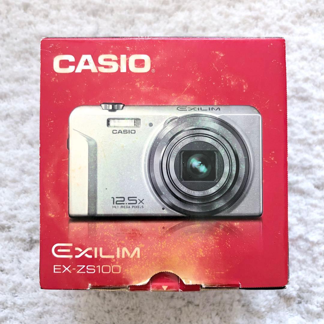 【動作確認済】CASIO カシオ EXILIM EX-ZS100 レトロコンデジ