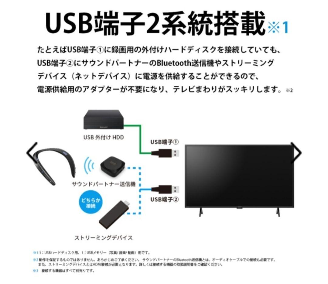 SHARP シャープ 2TC32GE1 液晶テレビ 32型 箱未開封 新品未使用