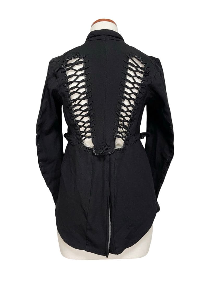 AD2004 レア コムデギャルソン レースアップ 燕尾ジャケット