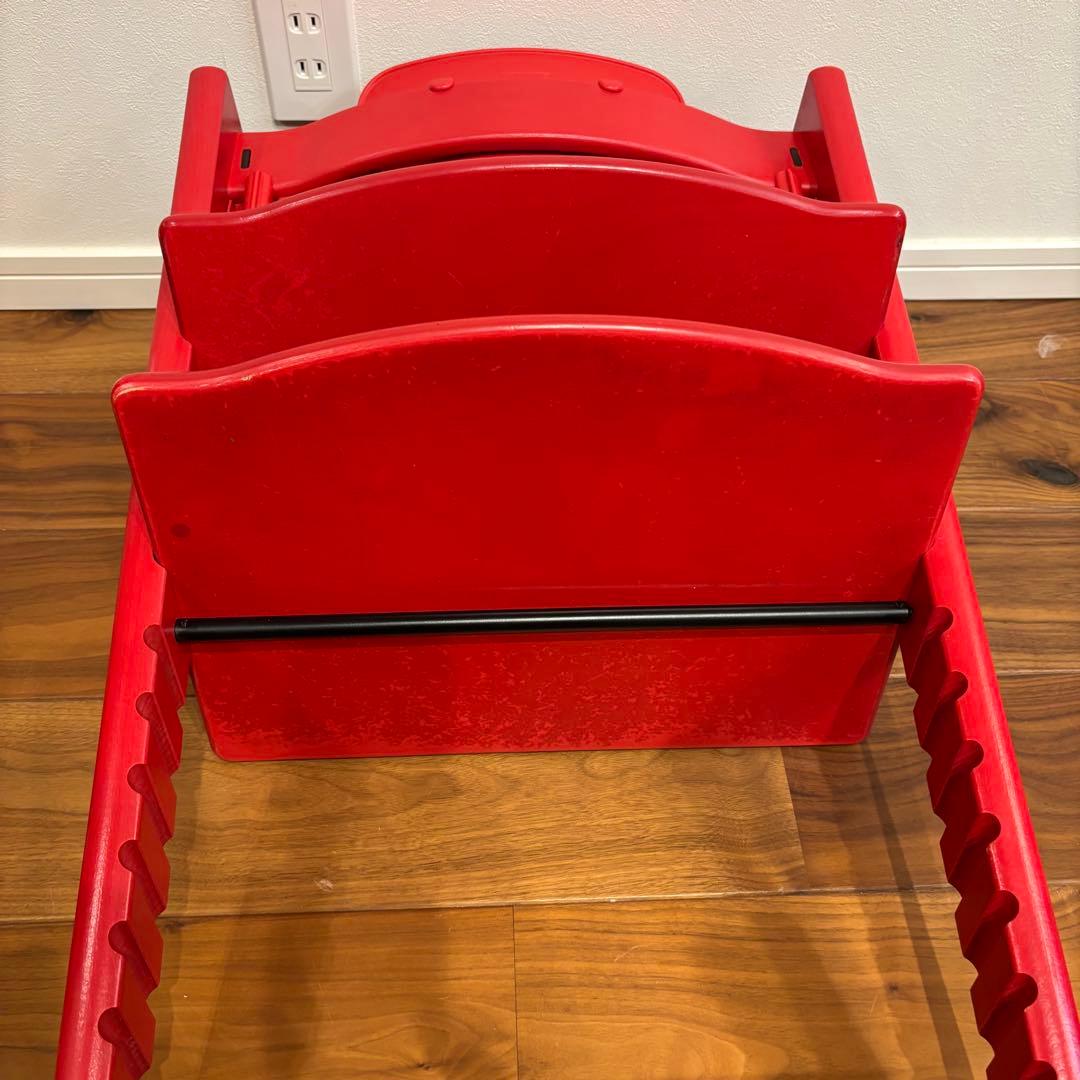 STOKKE トリップトラップ レッド ベビーセット付き 美品 ストッケ