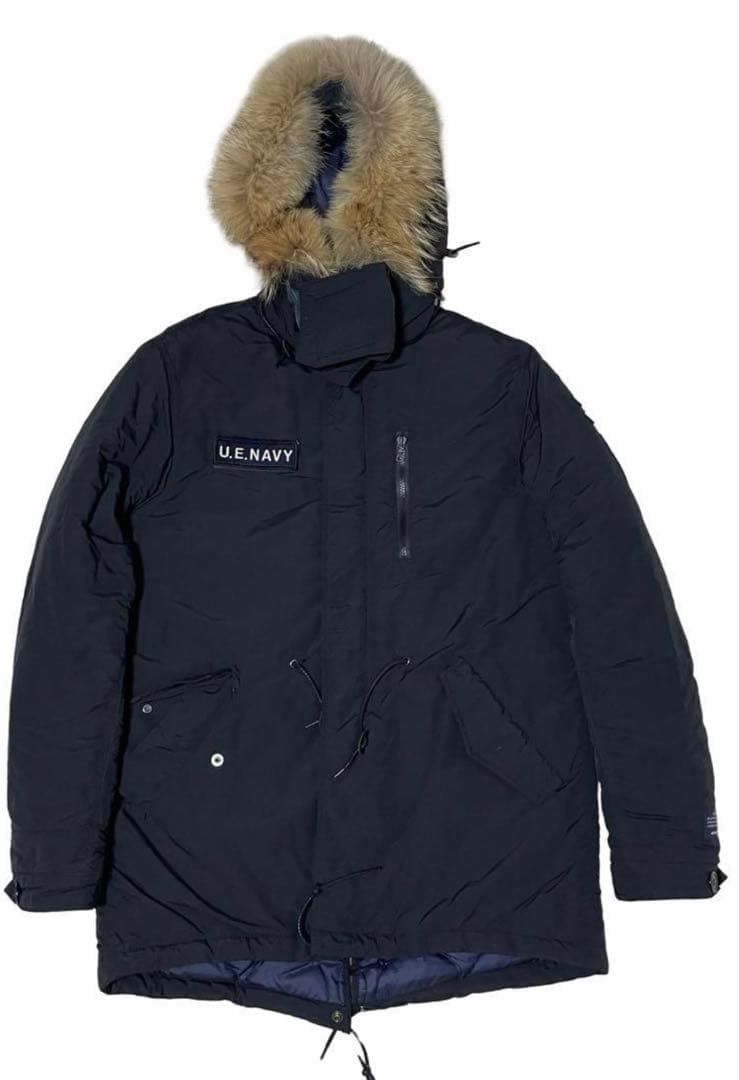 ユニフォームエクスペリメント　モッズコート　usnavy ブラック　2