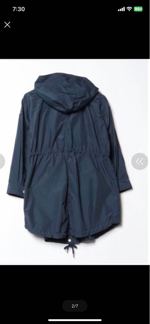 TATRAS タトラス フード付きモッズコート ネイビー サイズ1